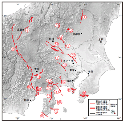 活 断層 マップ